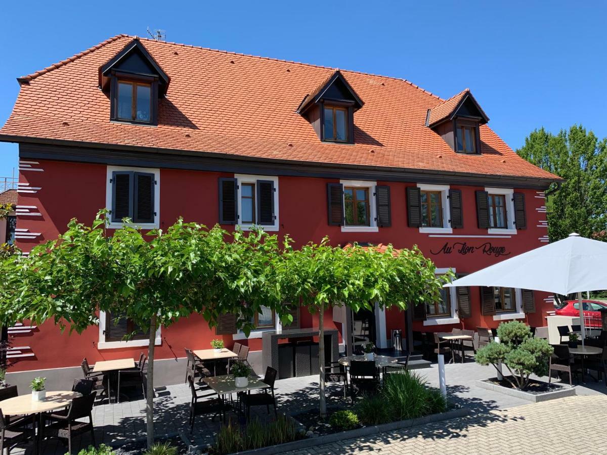 Logis Hotel Restaurant Au Lion Rouge 巴特内姆 外观 照片